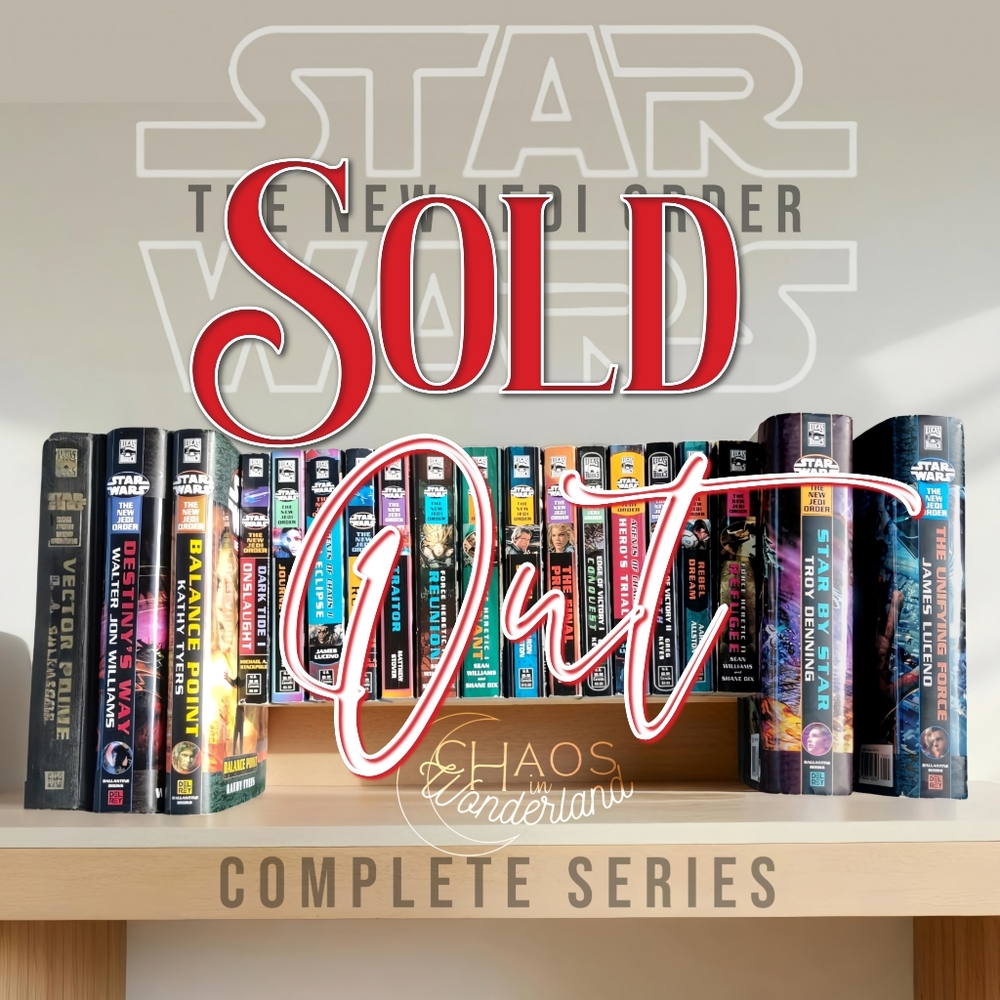 Star Wars The New Jedi Order Books 1-19 COMPLETE Series Paperback and Hardcover!